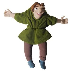 Burger King Hunchback of Notre Dame Quasimoto 8.5" Plush Stuffed Doll Puppet